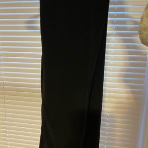 Stylish stretchy long silky skirt